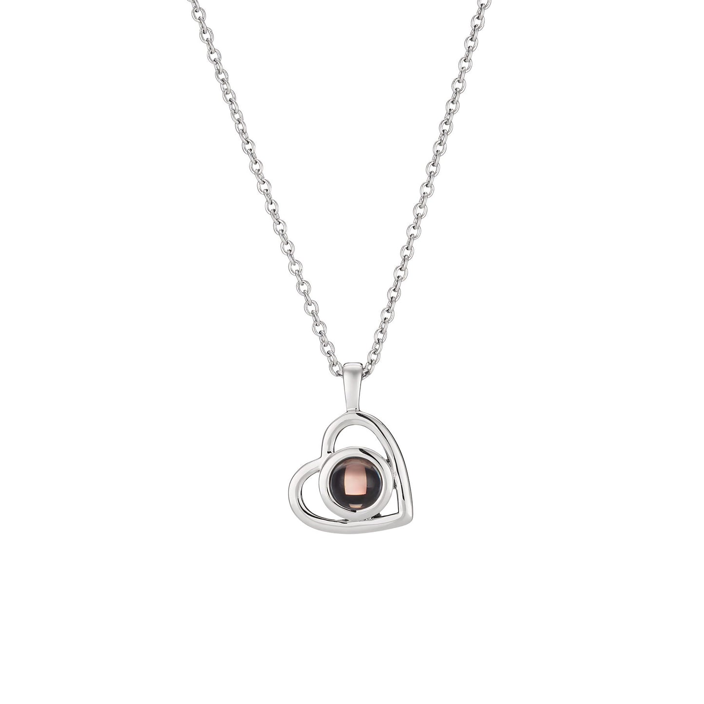 Essence Heart Photo Necklace